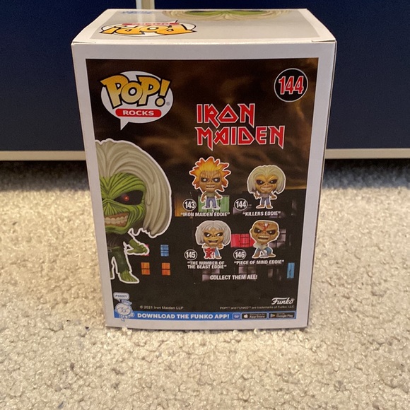 Iron Maiden Killers Eddie Limited Edition 5,000 Piece Glow in the Dark Funko Pop - Picture 9 of 10